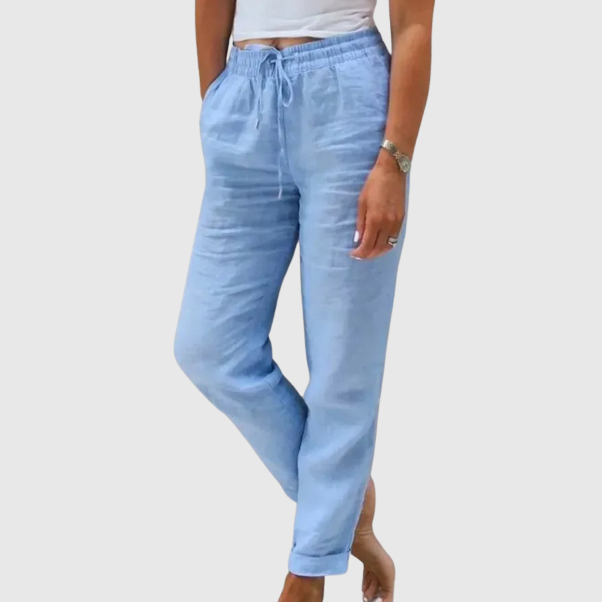 DELAMONT | Short en Lin Chic et Respirant Clara