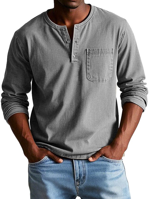 DELAMONT| Chemise homme vintage (1+1 GRATUIT)