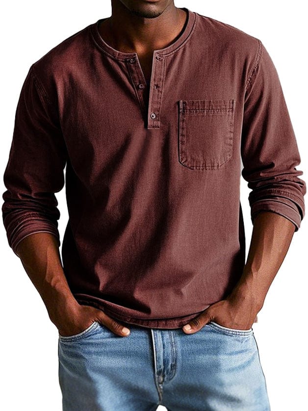 DELAMONT| Chemise homme vintage (1+1 GRATUIT)