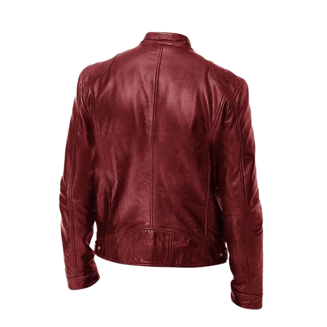 Delemont| Veste en cuir décontractée