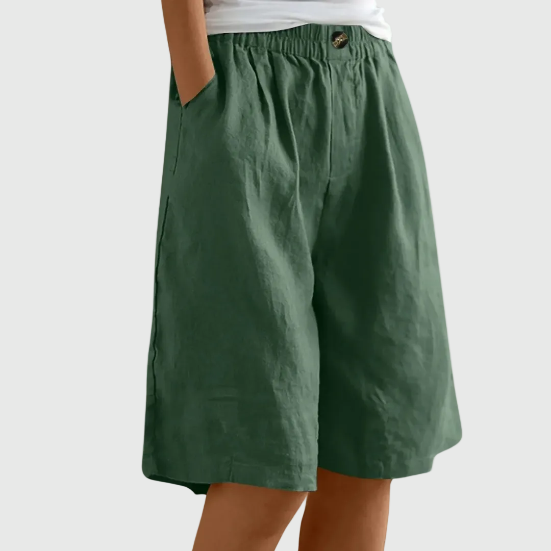 DELAMONT| Shorts Amples Taille Élastique Ella