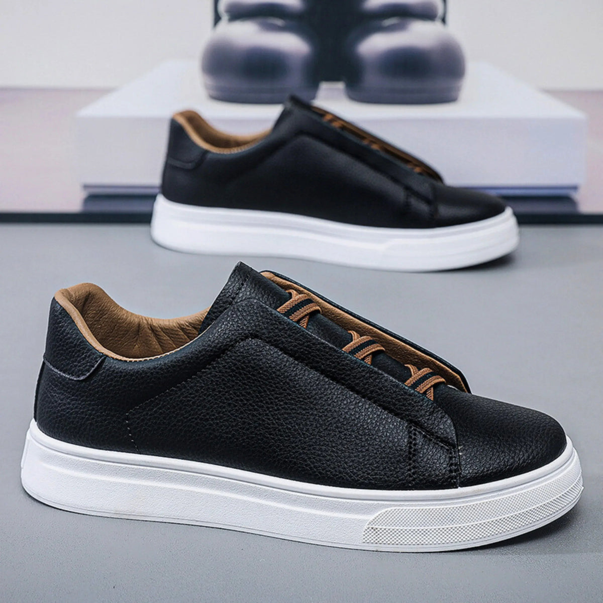 DELAMONT| BASKETS À ENFILER POUR HOMME