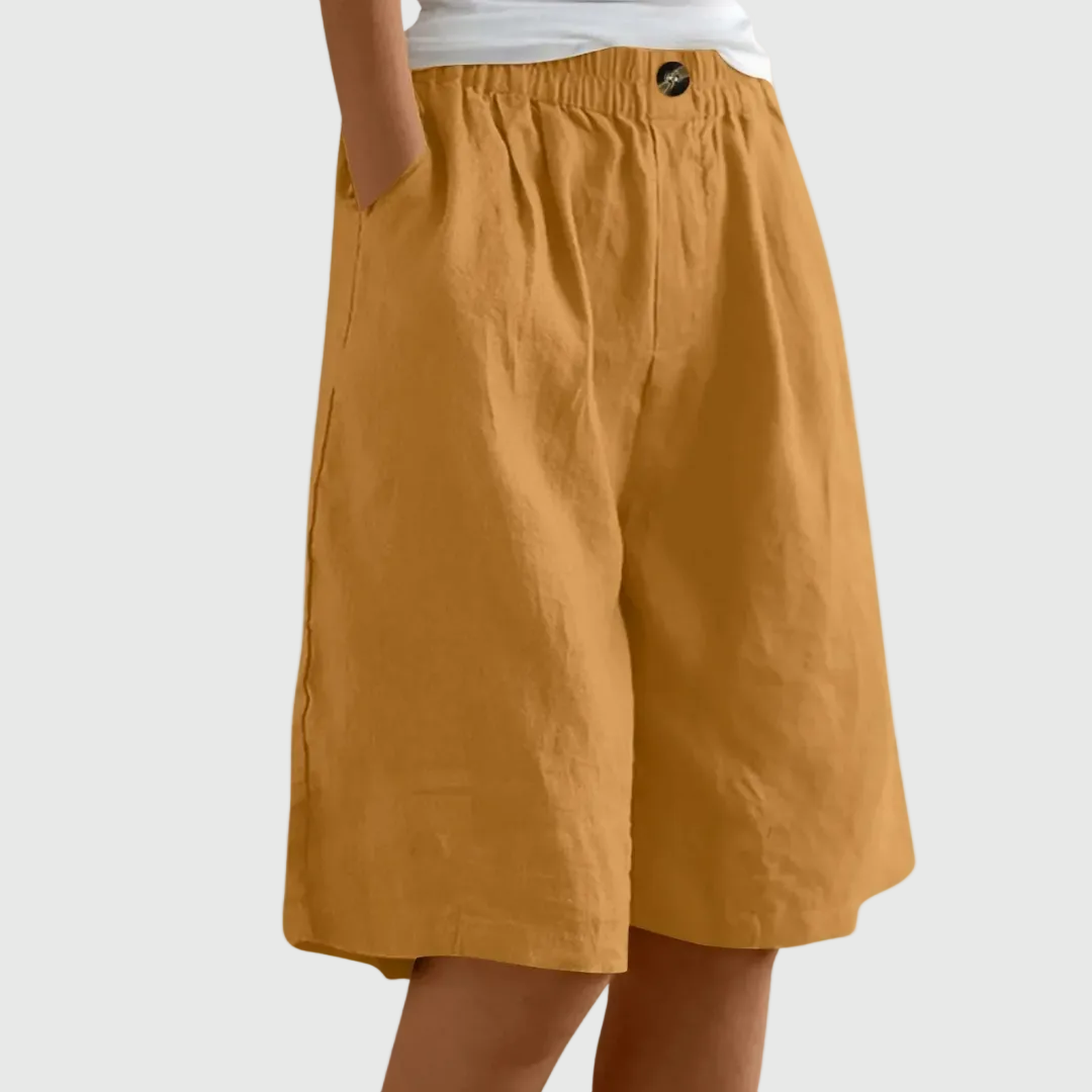 DELAMONT| Shorts Amples Taille Élastique Ella