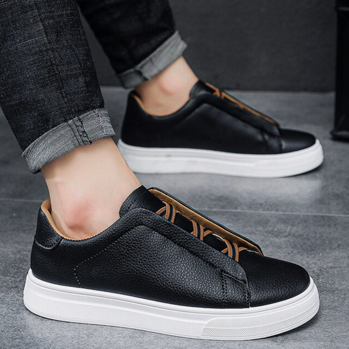 DELAMONT| BASKETS À ENFILER POUR HOMME