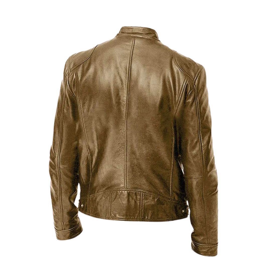 Delemont| Veste en cuir décontractée