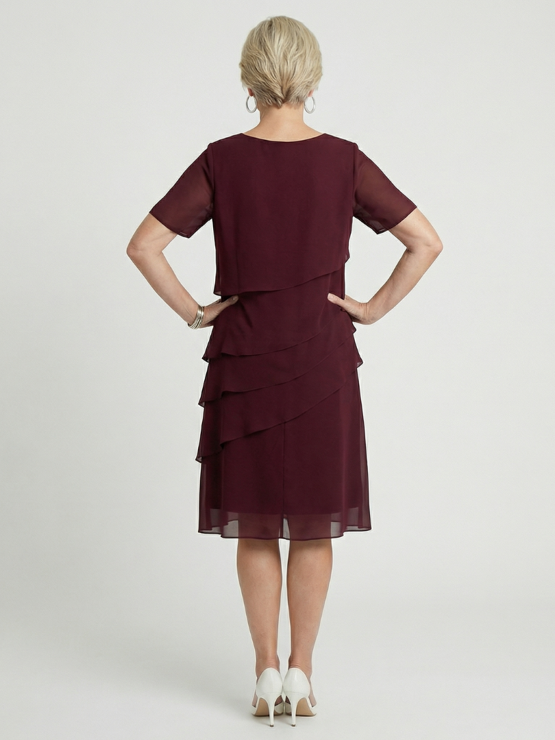 DELAMONT| Robe douce à mi-longueur Camille