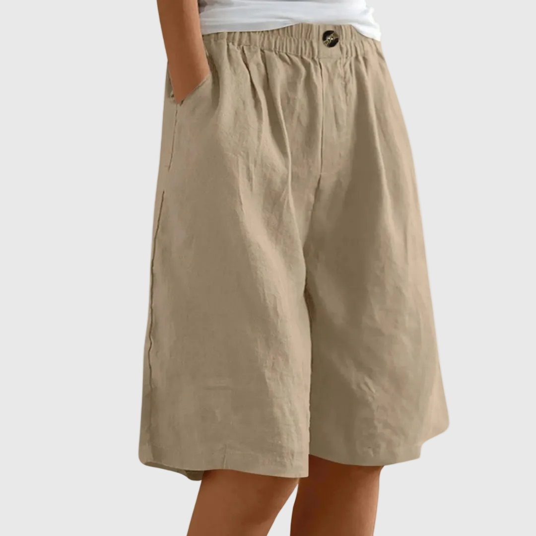 DELAMONT| Shorts Amples Taille Élastique Ella