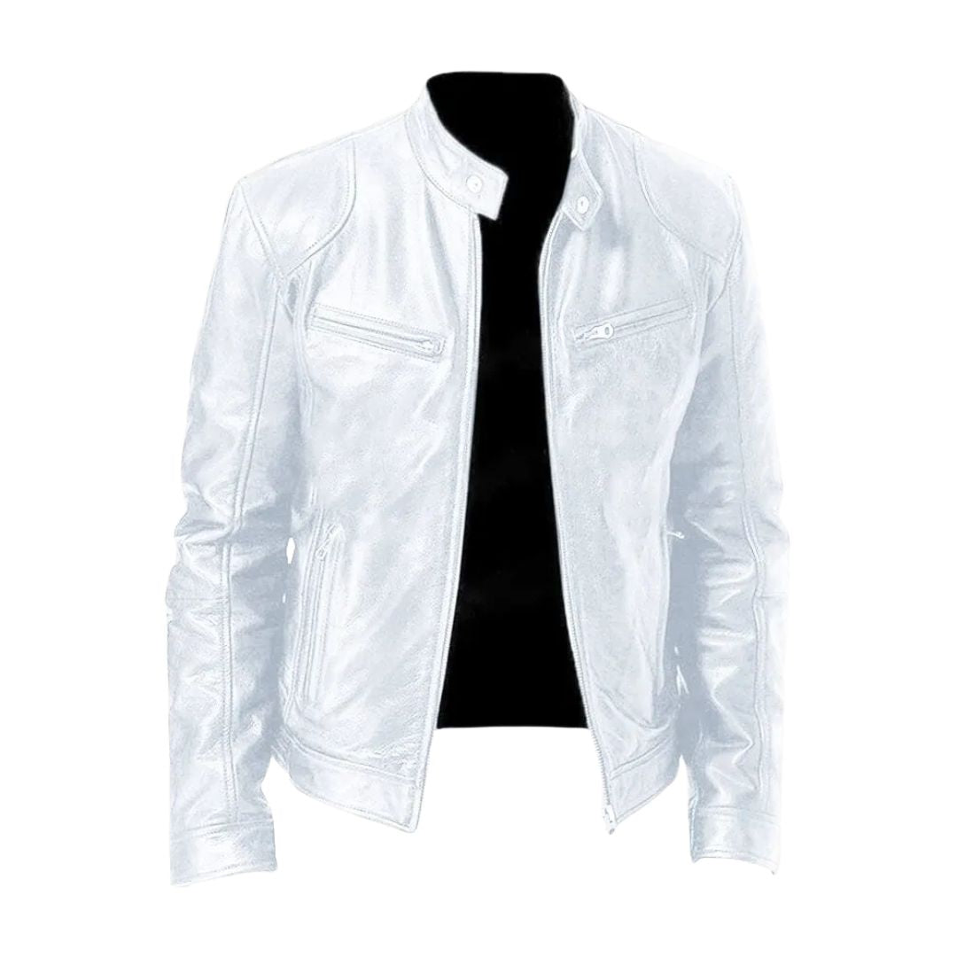 Delemont| Veste en cuir décontractée