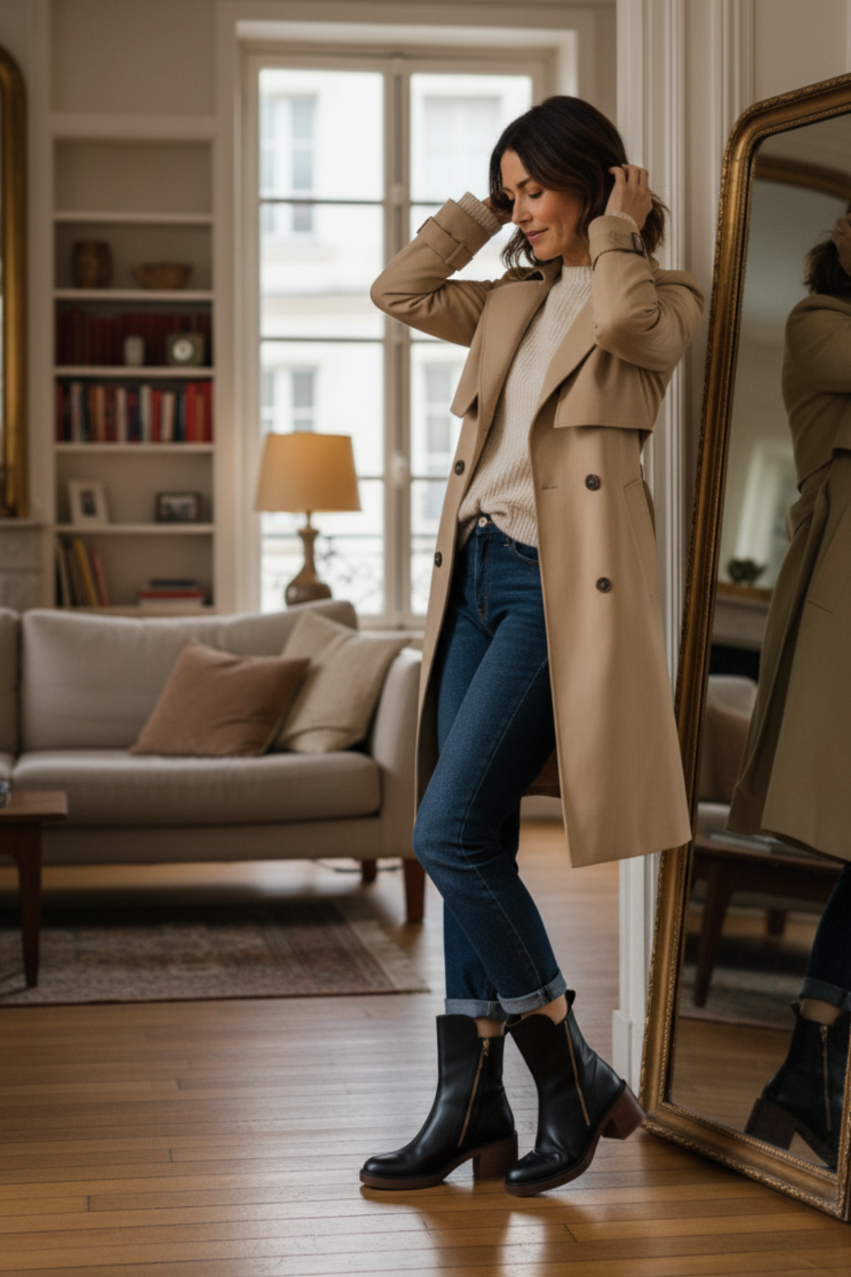 DELAMONT | Bottines Zippées Talon Confort Isabelle