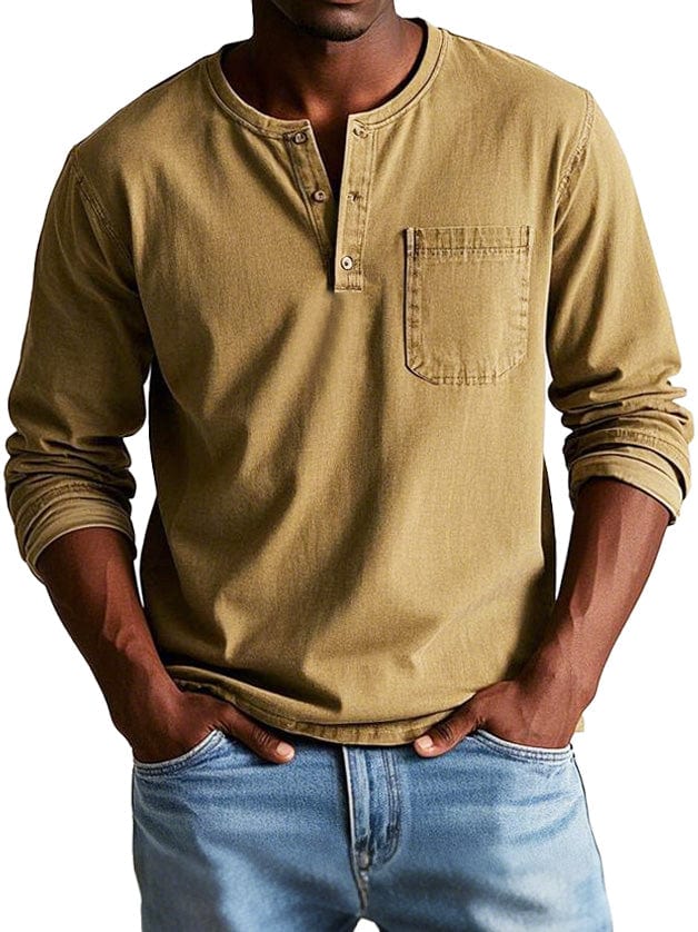 DELAMONT| Chemise homme vintage (1+1 GRATUIT)