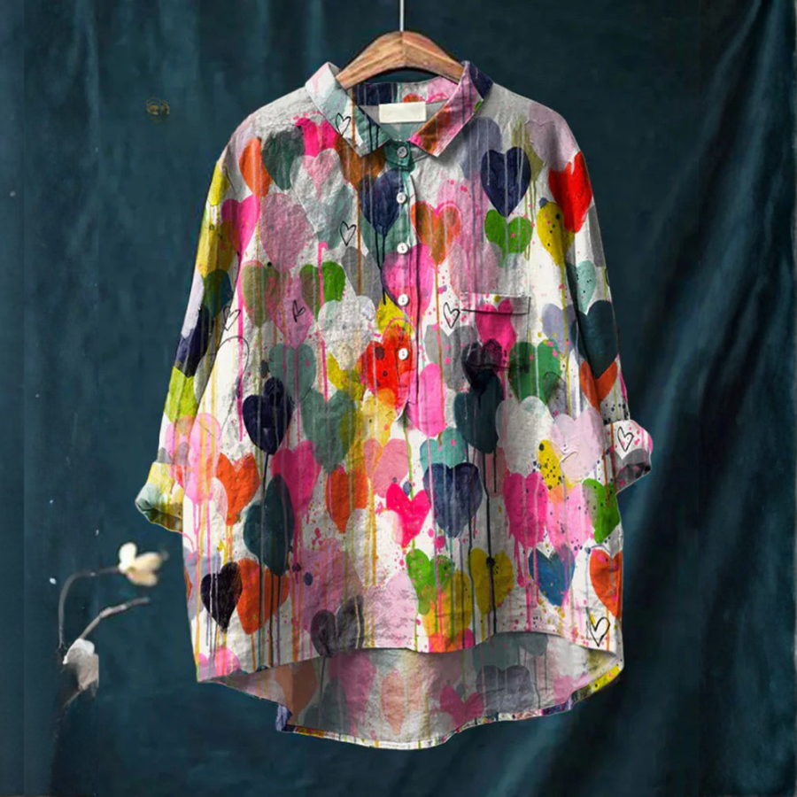 DELAMONT| Chemise Élégante à Motif Lucie