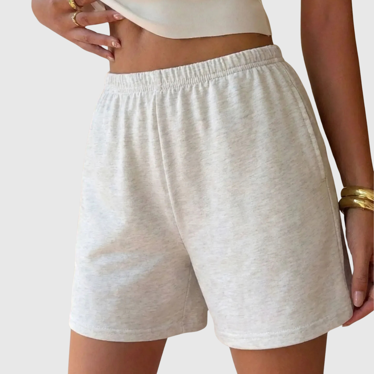 DELAMONT| Short Casual Respirant Taille Haute Mila