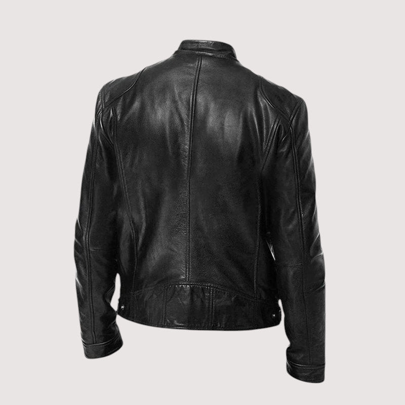 DELAMONT | VESTE EN CUIR HAUT DE GAMME ÉLÉGANTE POUR HOMME