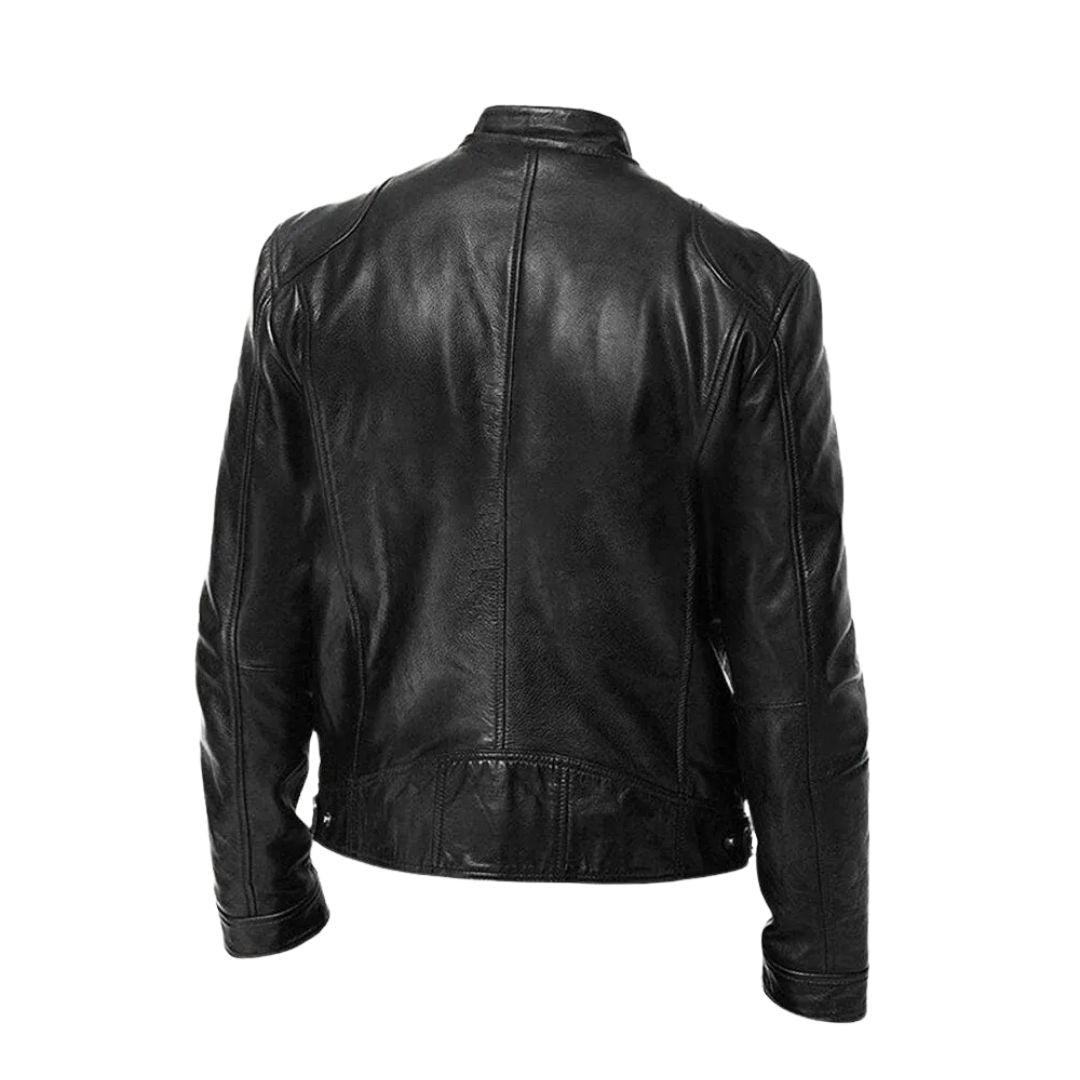 Delemont| Veste en cuir décontractée