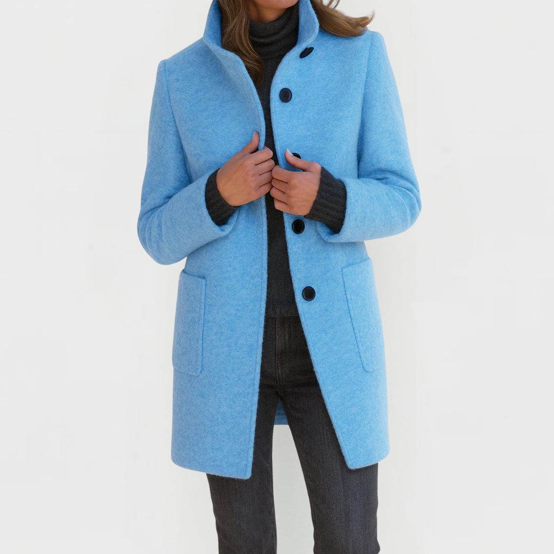 Delamont Paris| Manteau en laine à coupe midi