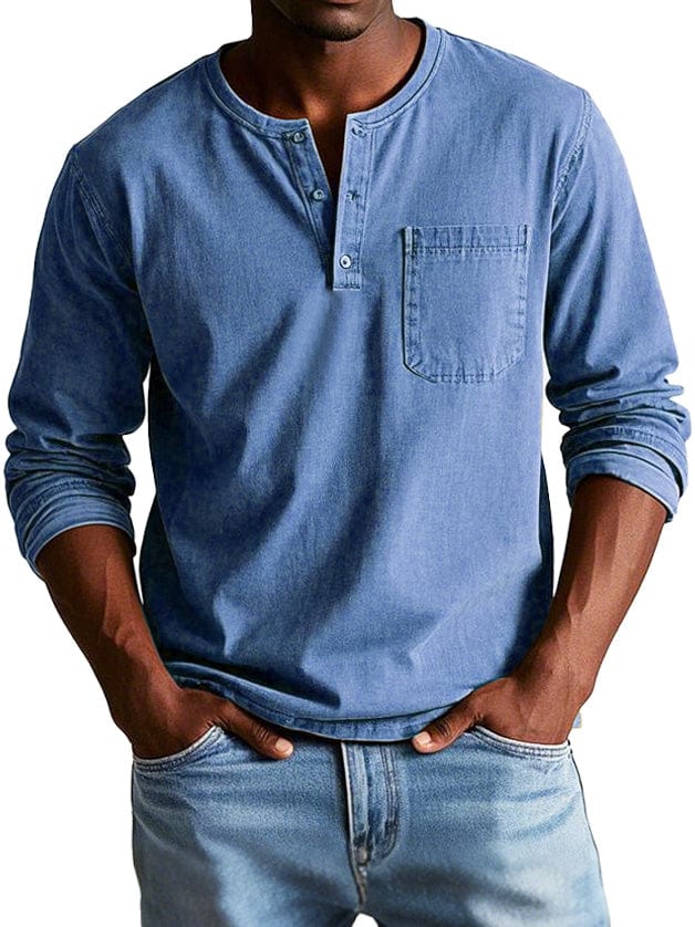 DELAMONT| Chemise homme vintage (1+1 GRATUIT)