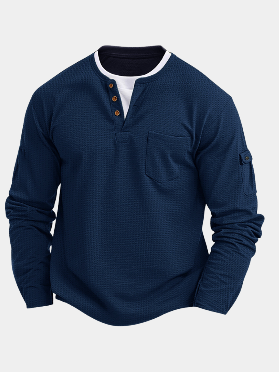 DELAMONT| CHEMISE MODERNE À MANCHES LONGUES