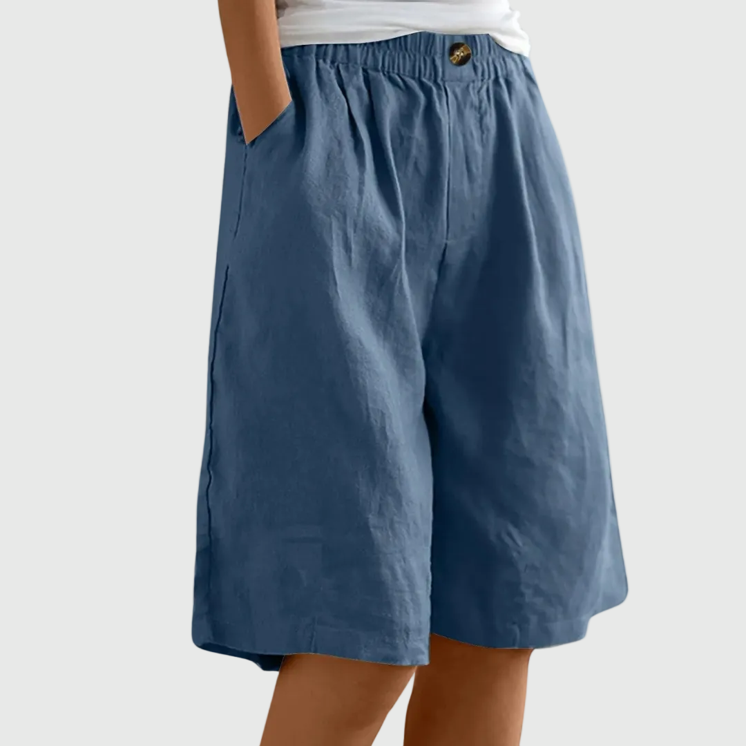 DELAMONT| Shorts Amples Taille Élastique Ella