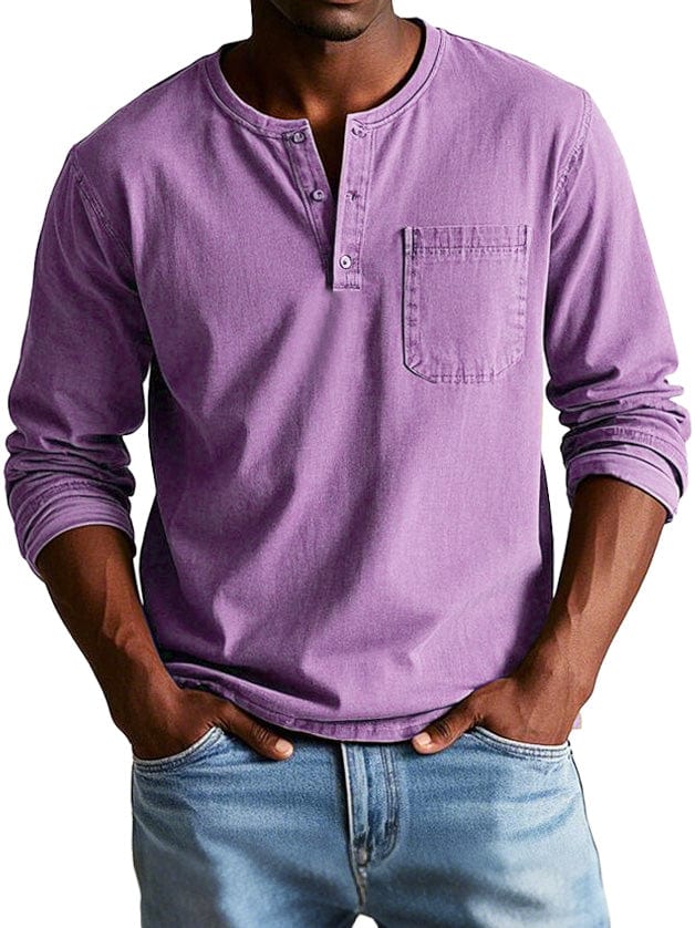 DELAMONT| Chemise homme vintage (1+1 GRATUIT)