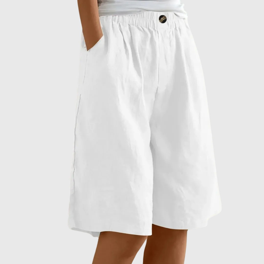 DELAMONT| Shorts Amples Taille Élastique Ella
