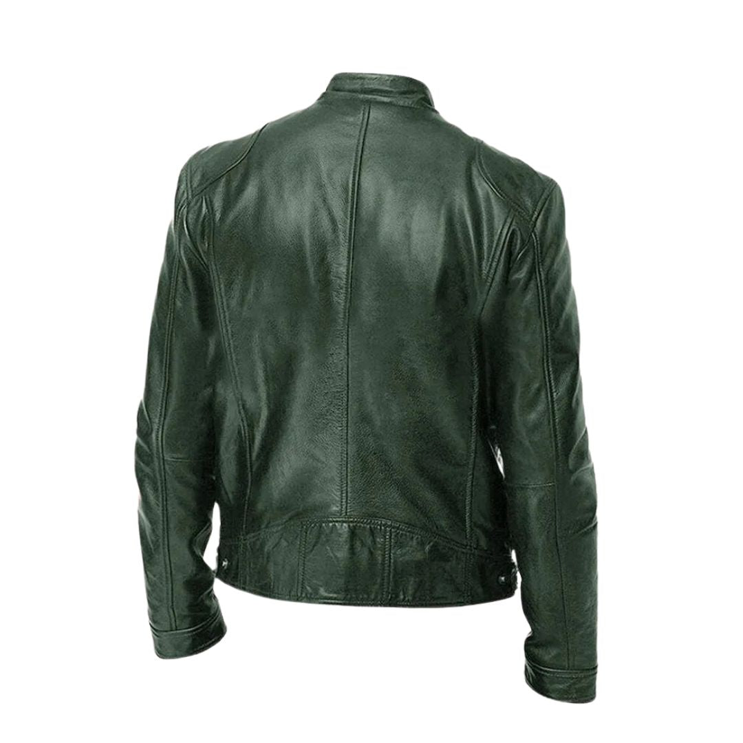 Delemont| Veste en cuir décontractée