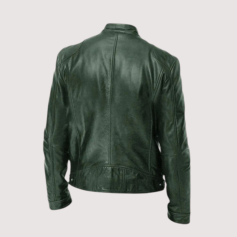 DELAMONT | VESTE EN CUIR HAUT DE GAMME ÉLÉGANTE POUR HOMME
