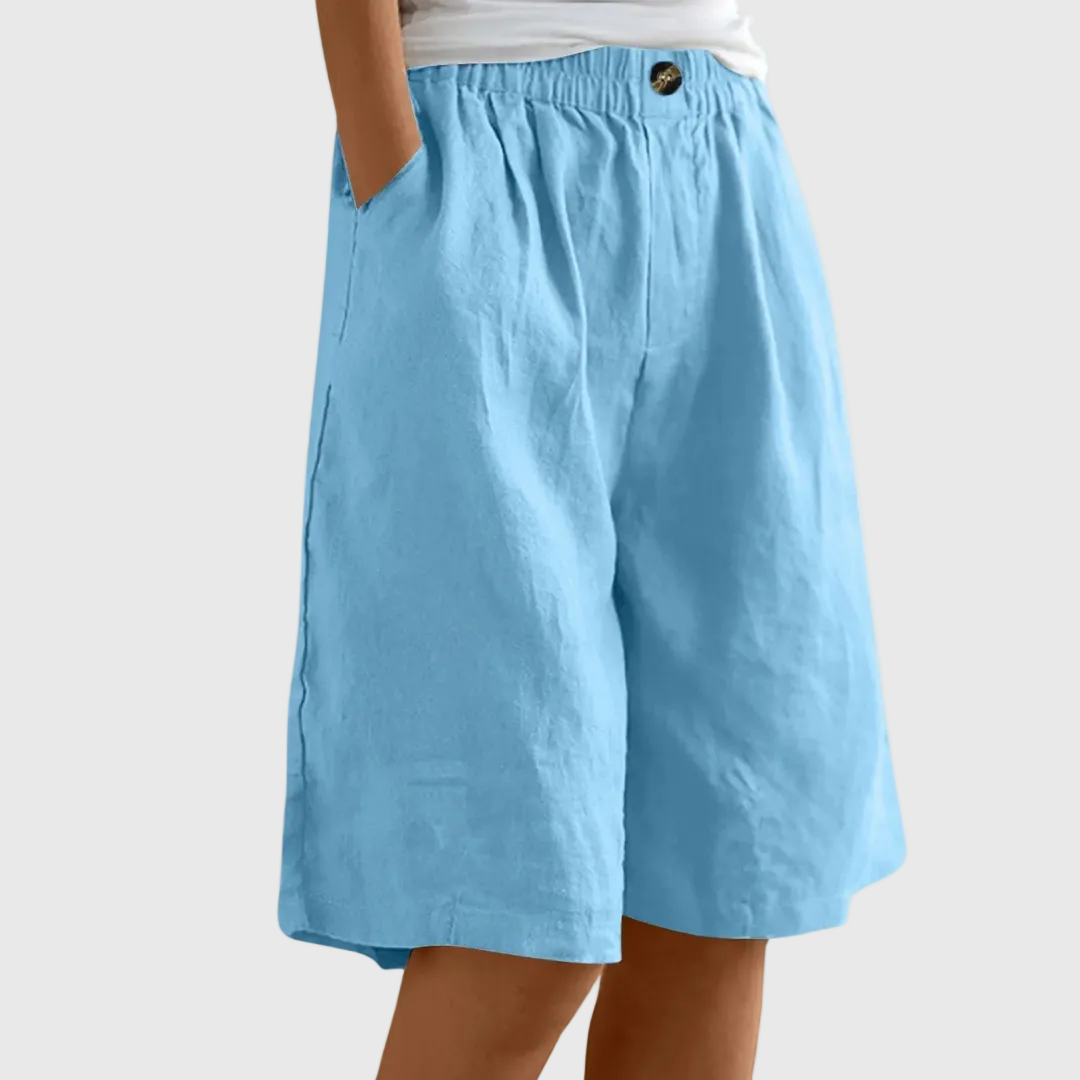 DELAMONT| Shorts Amples Taille Élastique Ella
