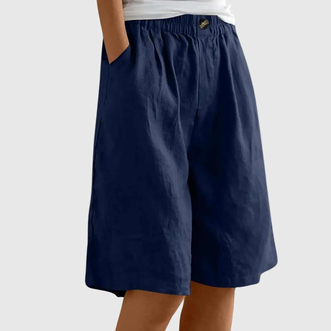DELAMONT| Shorts Amples Taille Élastique Ella