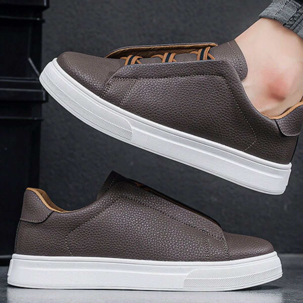 DELAMONT| BASKETS À ENFILER POUR HOMME