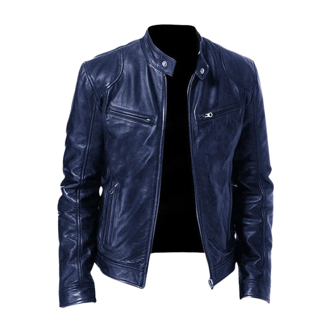 Delemont| Veste en cuir décontractée