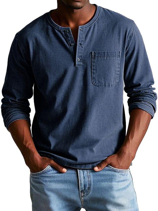 DELAMONT| Chemise homme vintage (1+1 GRATUIT)