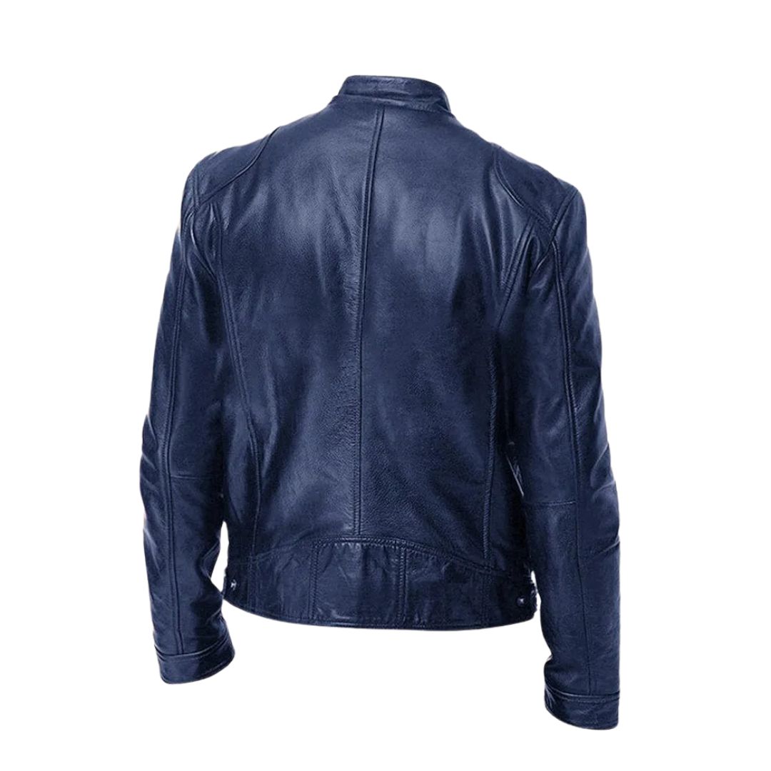 Delemont| Veste en cuir décontractée