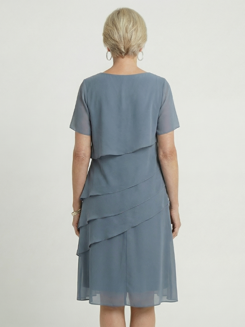 DELAMONT| Robe douce à mi-longueur Camille