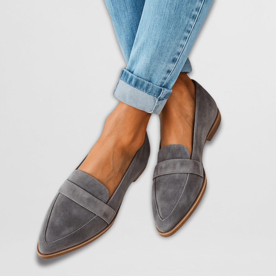 DELAMONT| Mocassins Daim Confort Léa