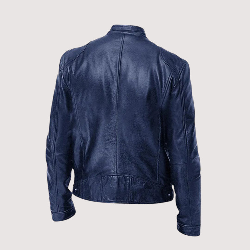 DELAMONT | VESTE EN CUIR HAUT DE GAMME ÉLÉGANTE POUR HOMME