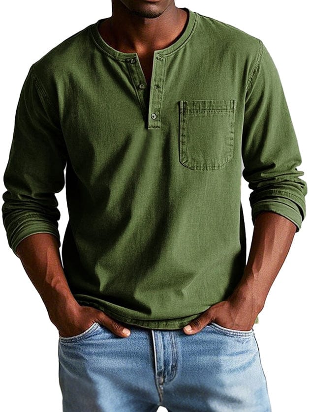 DELAMONT| Chemise homme vintage (1+1 GRATUIT)