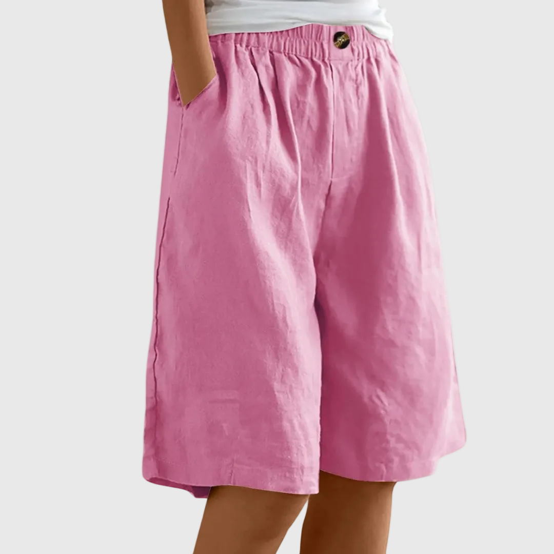 DELAMONT| Shorts Amples Taille Élastique Ella