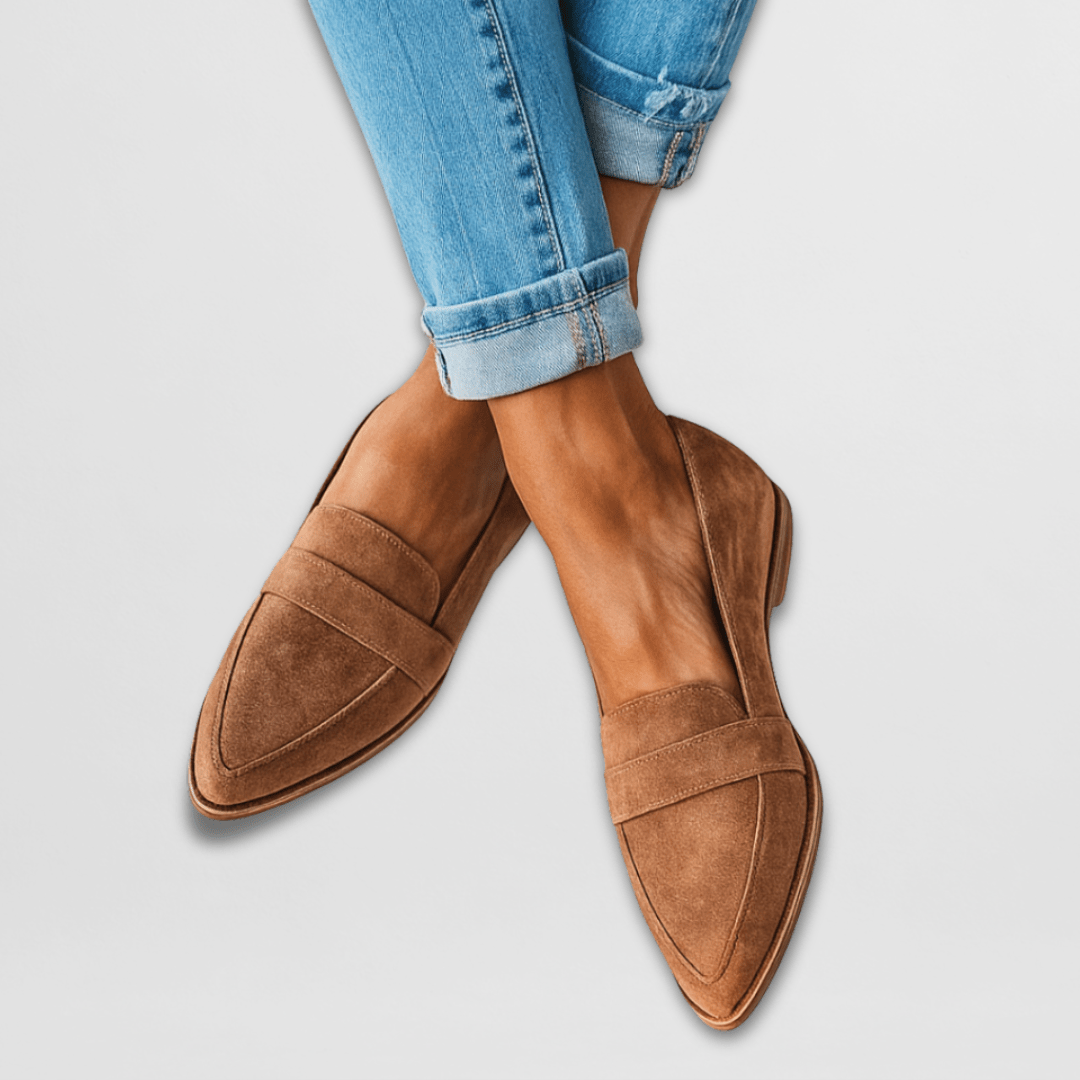 DELAMONT| Mocassins Daim Confort Léa