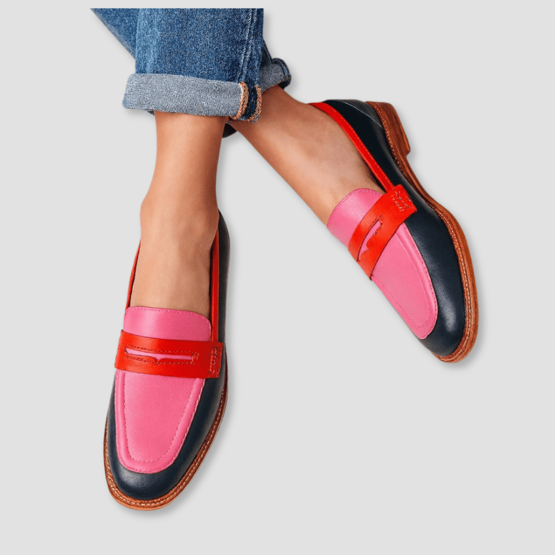 DELAMONT| Mocassins Colorés Vifs Martine