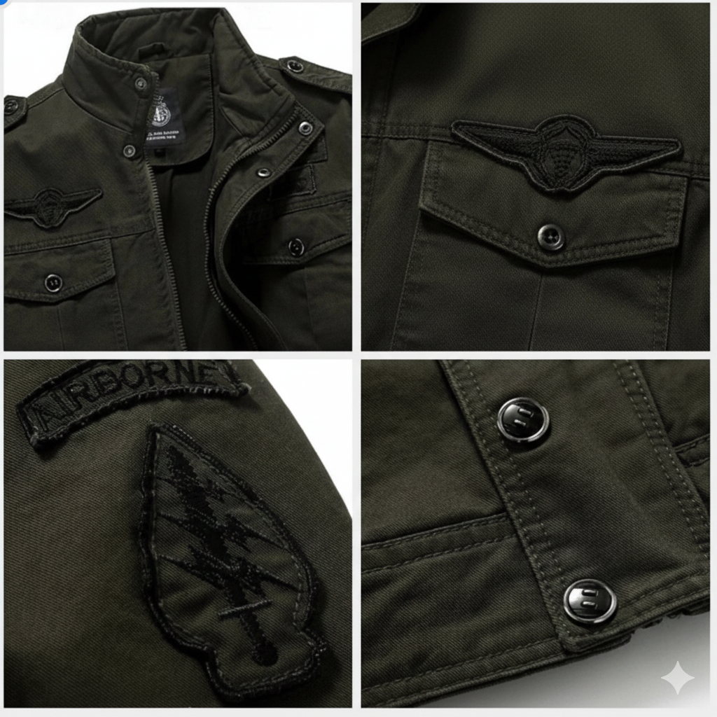 Delamont Paris | VESTE MILITAIRE STRUCTURÉE