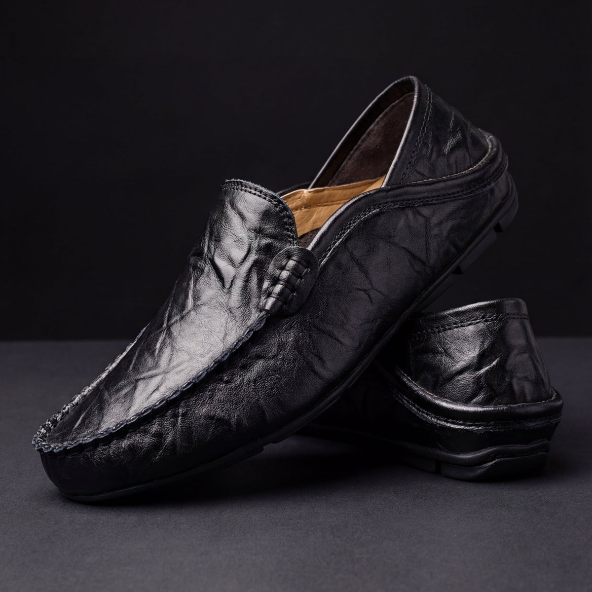 DELAMONT | Mocassins Cuir Souple Antoine