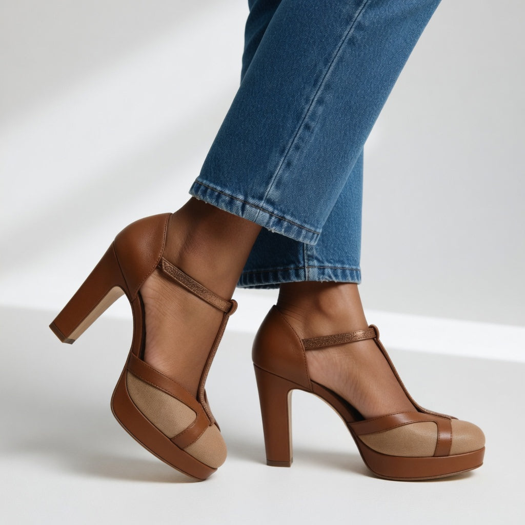 DELAMONT| Talons Confortables Emily