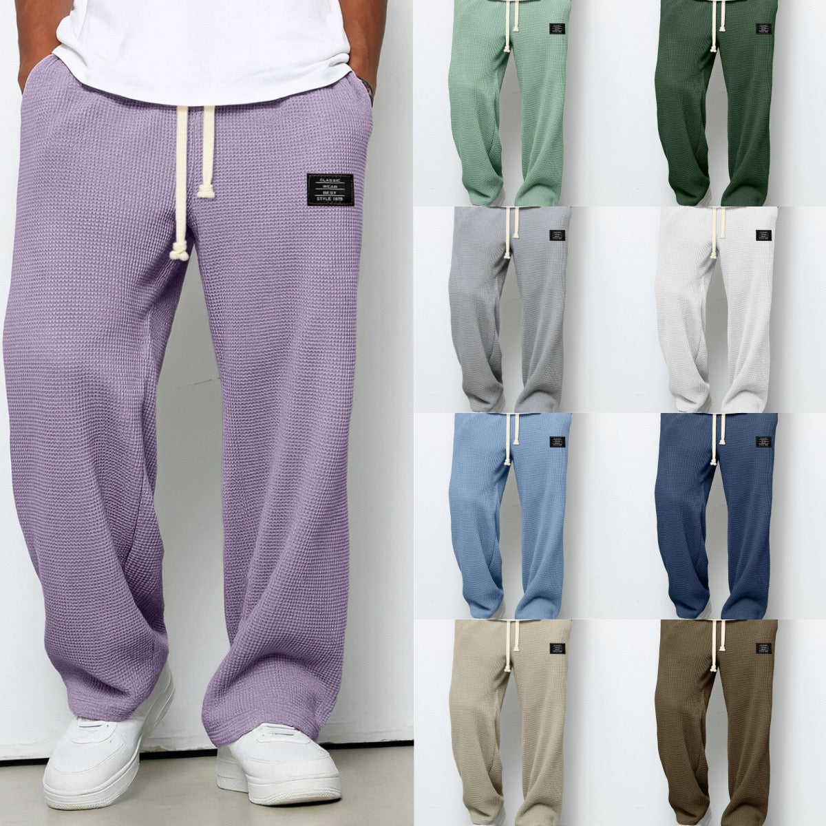 DELAMONT | PANTALONS POUR HOMMES À COUPE CONFORTABLE