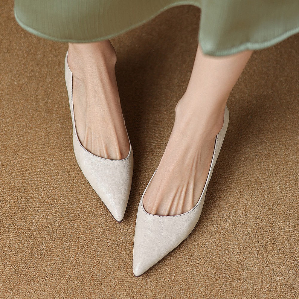 DELAMONT| Escarpins Fins en Cuir Lucie