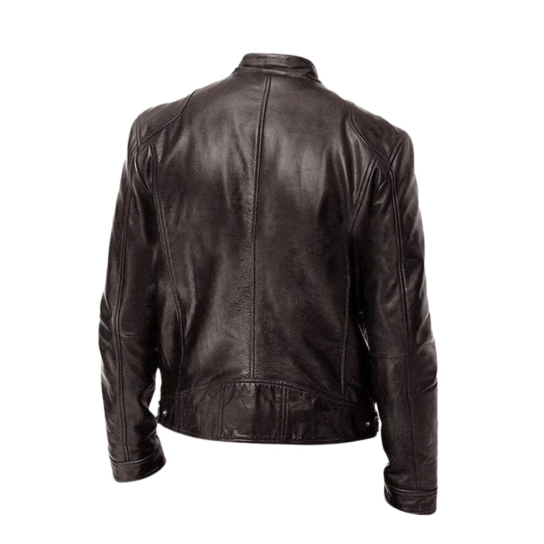Delemont| Veste en cuir décontractée
