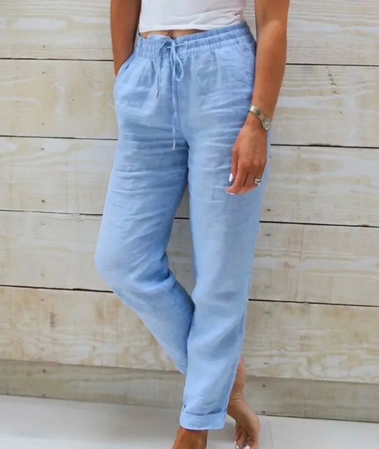 DELAMONT | Short en Lin Chic et Respirant Clara