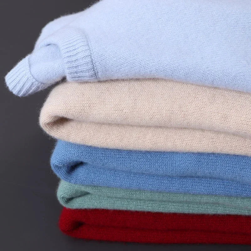 DELAMONT | Pull Col Rond Maille Douce Marcel