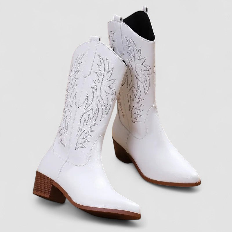DELAMONT| Bottes Western Orthopédiques Claire