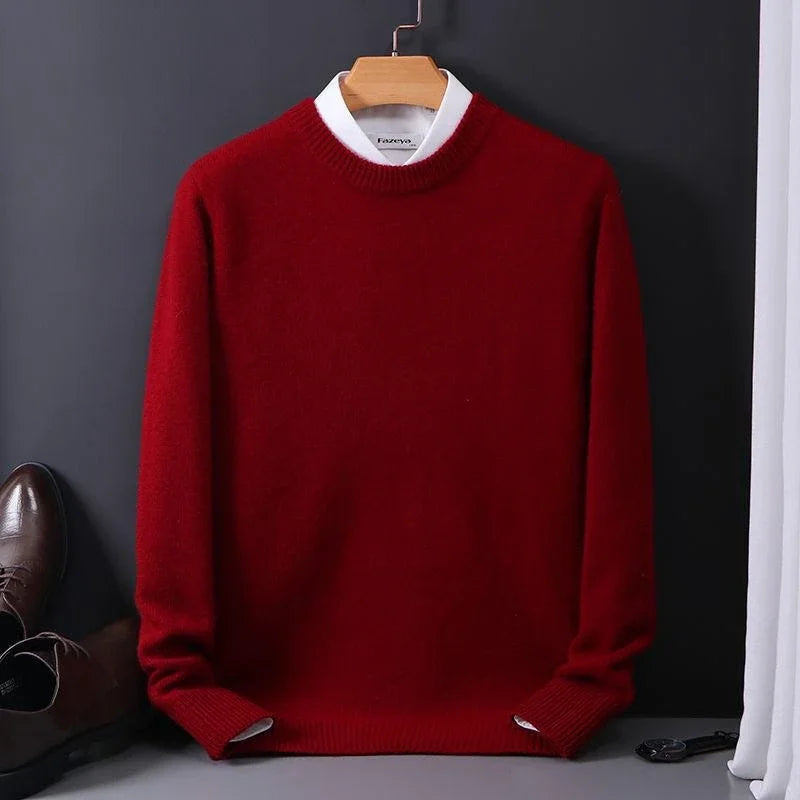 DELAMONT | Pull Col Rond Maille Douce Marcel