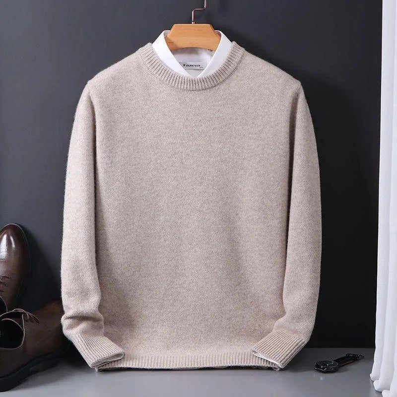 DELAMONT | Pull Col Rond Maille Douce Marcel
